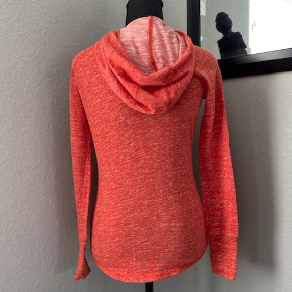 MARMOT Orange Slub Tess Pullover Hoodie Shirt XS - Picture 4 of 11